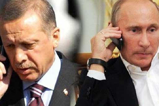 اردوغان در تماس با پوتین: به هر گونه حمله دولت سوریه پاسخ می دهیم